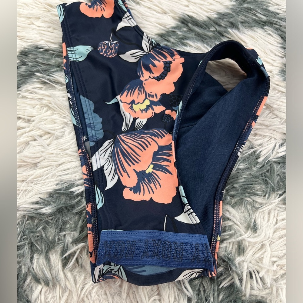 Roxy Women’s Blue Floral Bikini Bottom Size Small - Picture 5 of 8